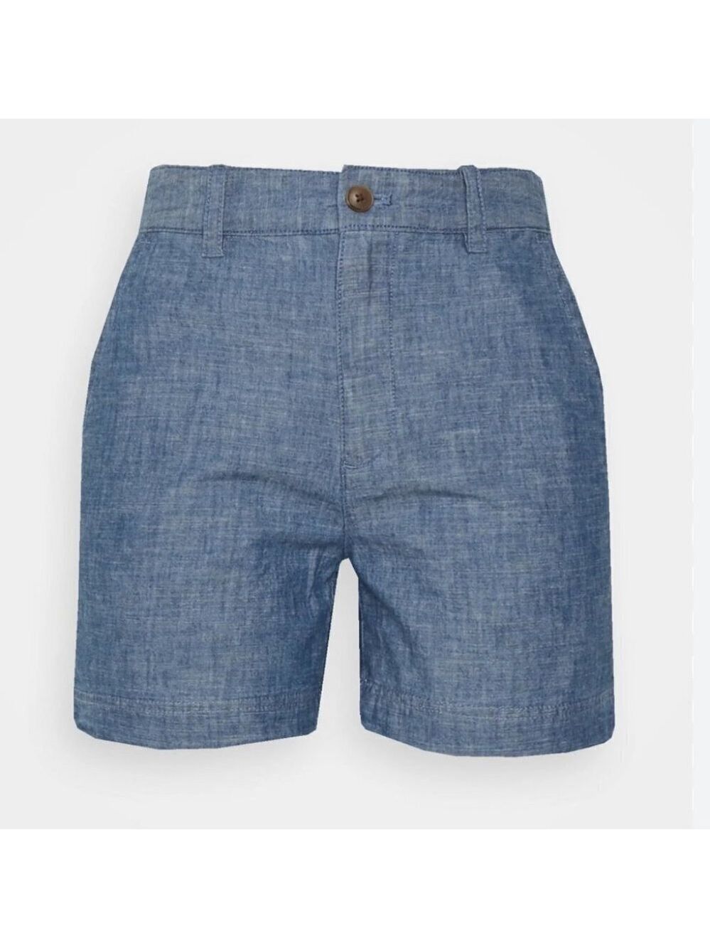* NEW Gap Girlfriend Chambray Khaki Shorts Size 4